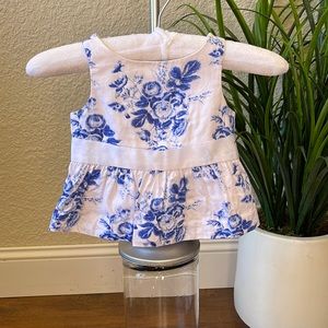 Janie and Jack 6-12 month peplum top